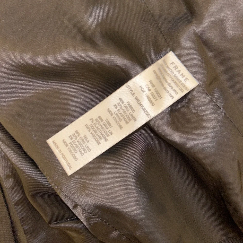 FRAME Oversized organic linen-blend vest - Picture 11 of 11
